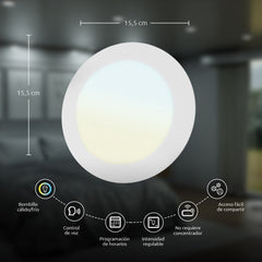 Nexxt - Luz inteligente LED empotrable - WiFi